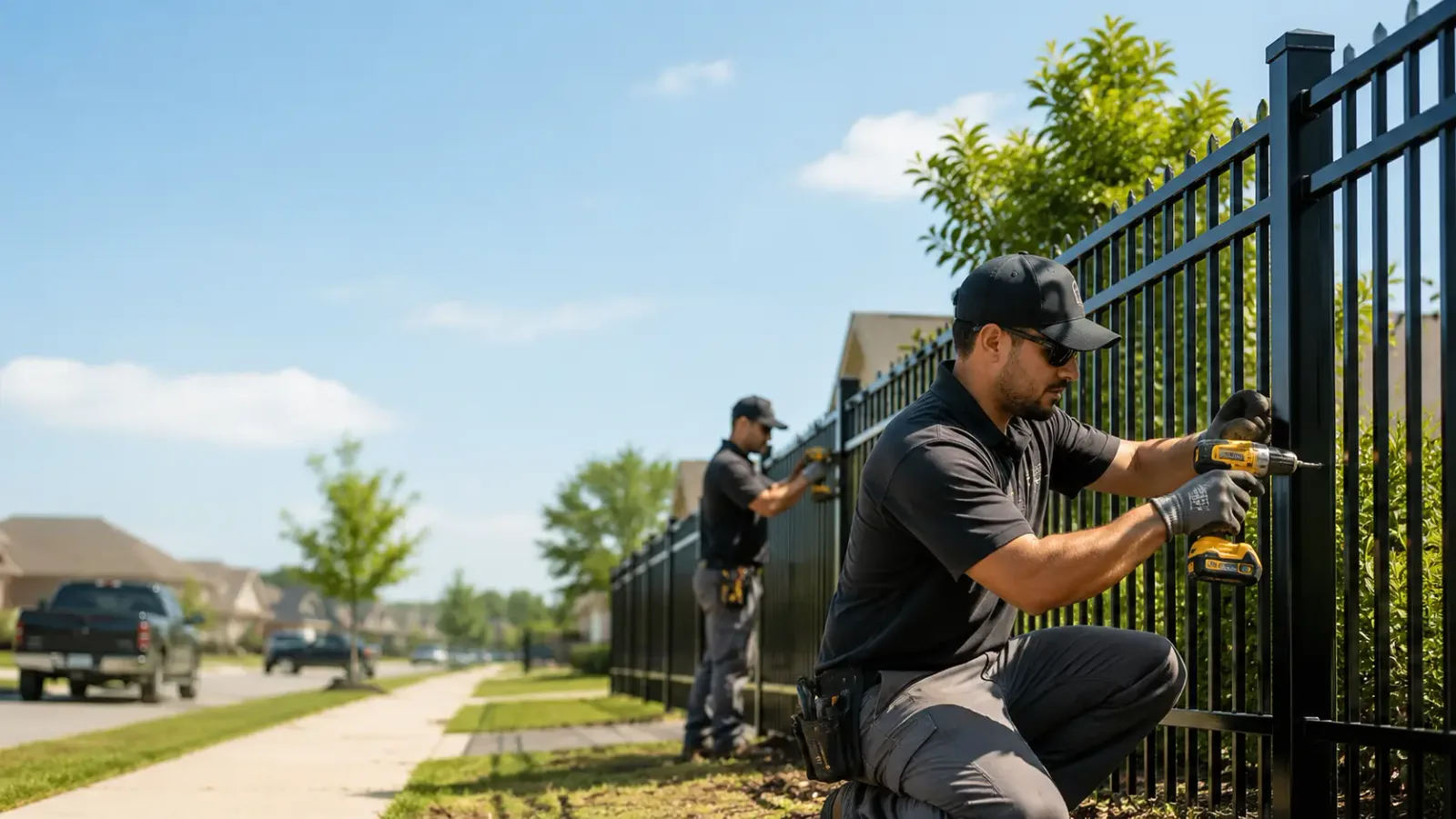 Metal Fence Installation in Lerna, IL